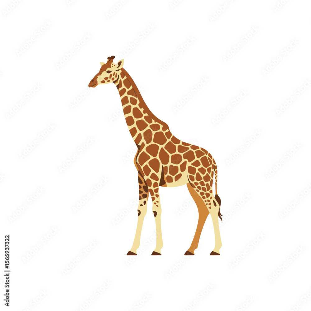 Naklejka premium giraffe vector illustration