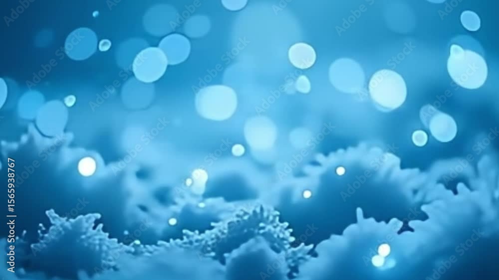 dreamy midnight background, arctic blue bokeh, seamless loop background, ultra HD background, dreamy video loop, blue bokeh motion, chilling lights loop, icy ambient loop, frosty blur video, cold abst