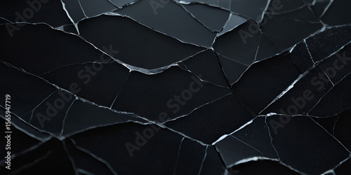 Dark, cracked texture resembling dry earth or shattered stone background