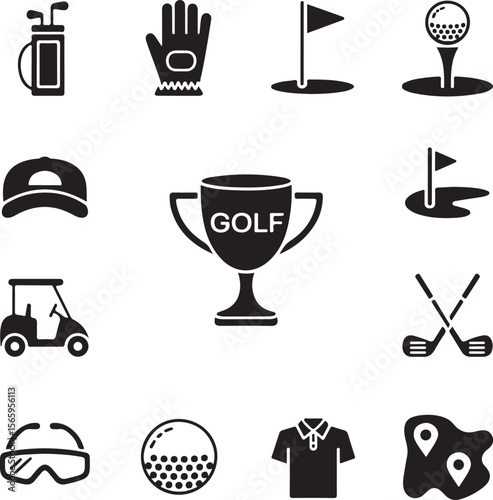 Golfer Swing Silhouette Design

Professional Golfer Vector Art

Golf Club Swing Illustration

Dynamic Golf Pose Silhouette

Tee Off Golfer Clipart Graphic