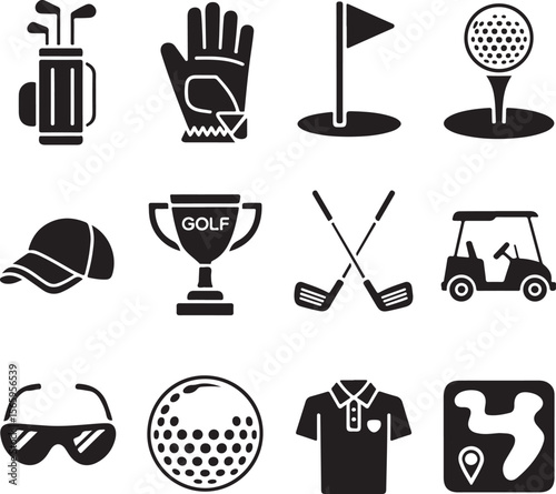 Golfer Swing Silhouette Design

Professional Golfer Vector Art

Golf Club Swing Illustration

Dynamic Golf Pose Silhouette

Tee Off Golfer Clipart Graphic