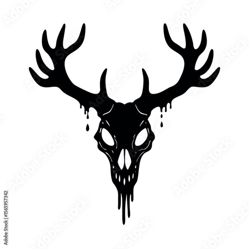 deer silhouette vector