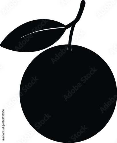 Calamansi minimal clean design silhouette vector art illustration