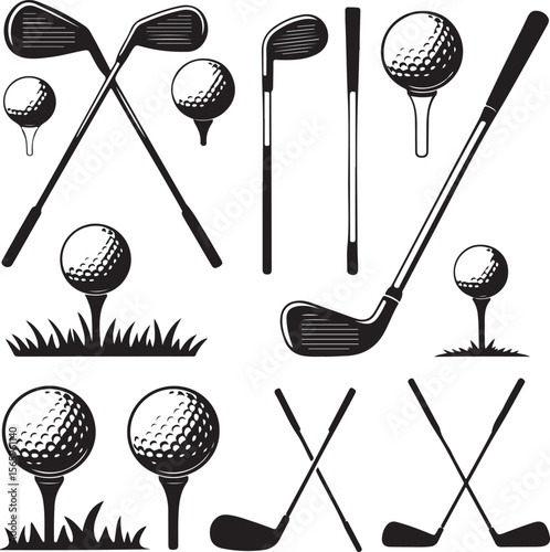 Golfer Swing Silhouette Design

Professional Golfer Vector Art

Golf Club Swing Illustration

Dynamic Golf Pose Silhouette

Tee Off Golfer Clipart Graphic