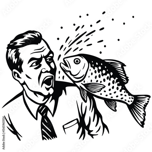 man with fish
