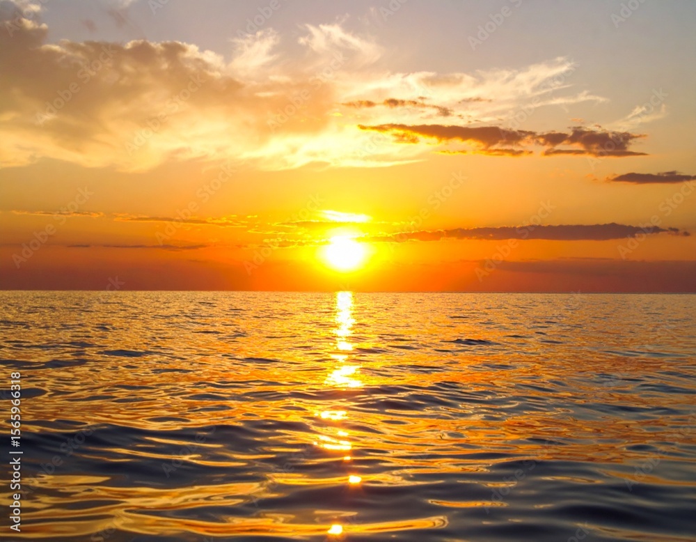 Obraz premium 光踊る夏の水面にきらめく光のシンフォニー