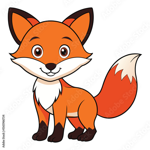 red fox cartoon