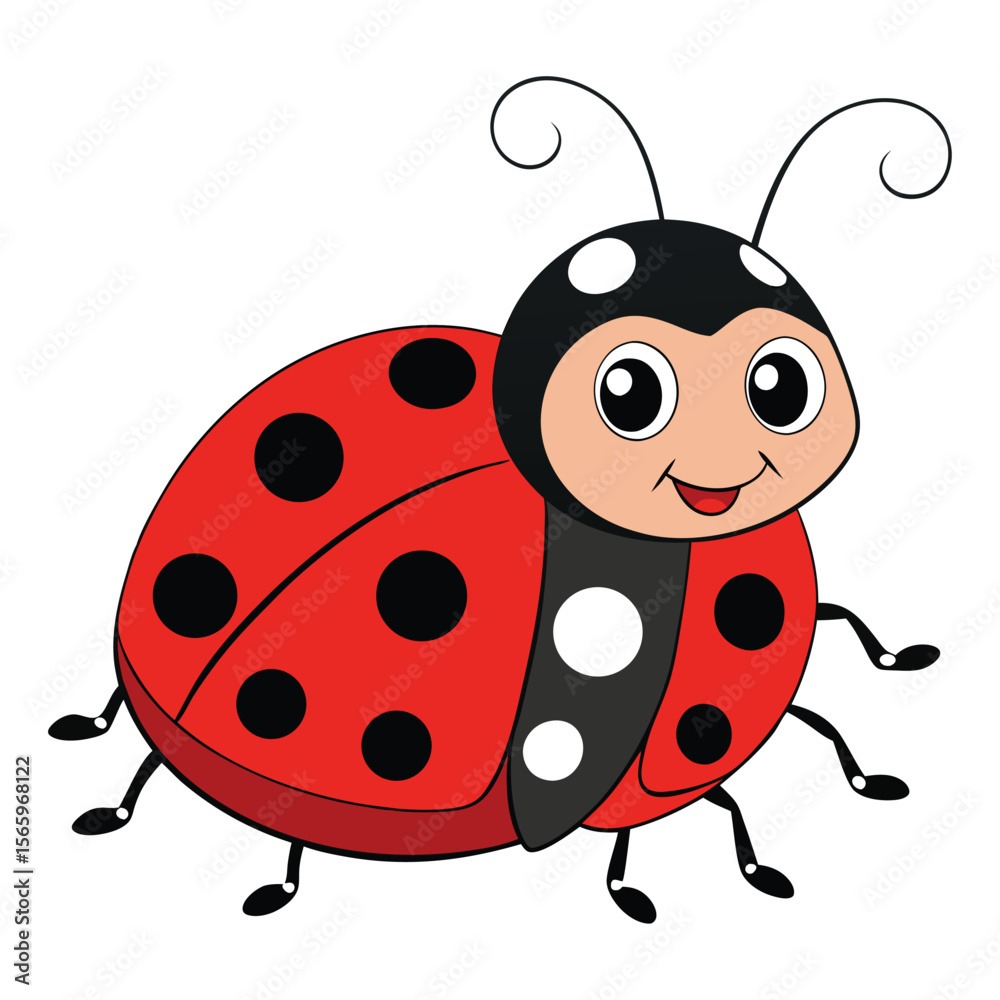 Obraz premium ladybird vector illustration
