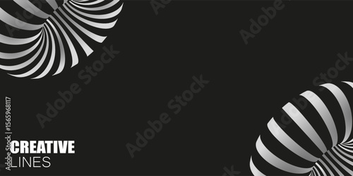 Abstract circle design, with 3d effect with attractive colors