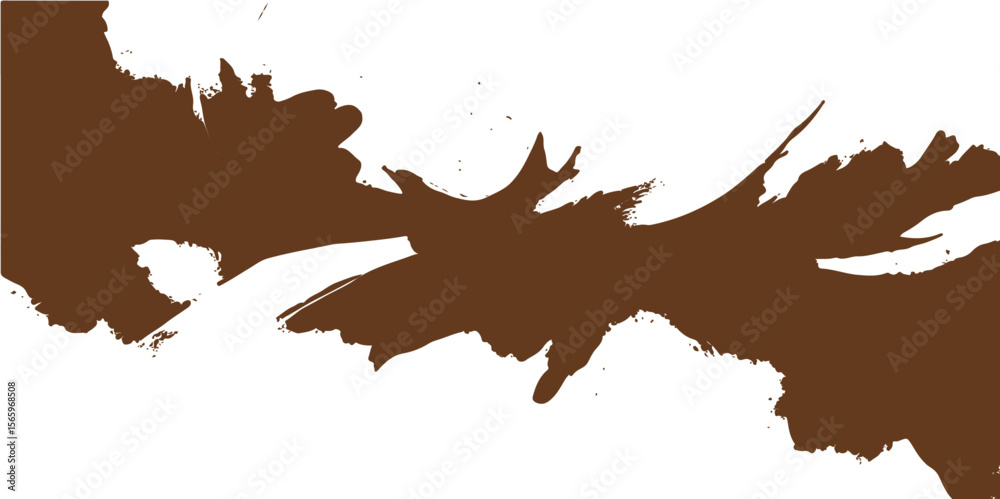 Black vector silhouette illustration of an autumn maple tree branch with leaves Black vector silhouette illustration of an autumn maple tree branch with leaves