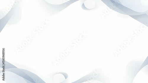 Light Blue Abstract Background with Soft Rounded Shapes and Clean White Space Modern Design Template