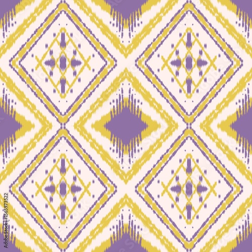 thai art pattern ikat .Design for carpet,curtains,texture,background,backdrop,wallpaper,clothing and wrapping.