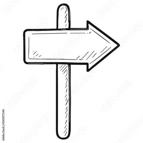 Direction Arrow Sign
