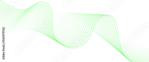 Vector minimal wave blending effect technology concept