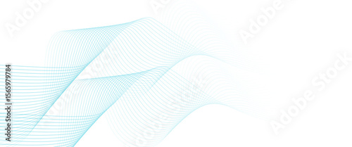 Vector minimal wave blending effect technology concept