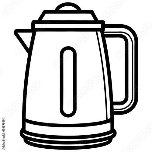 Minimalist Kettle Silhouette Design