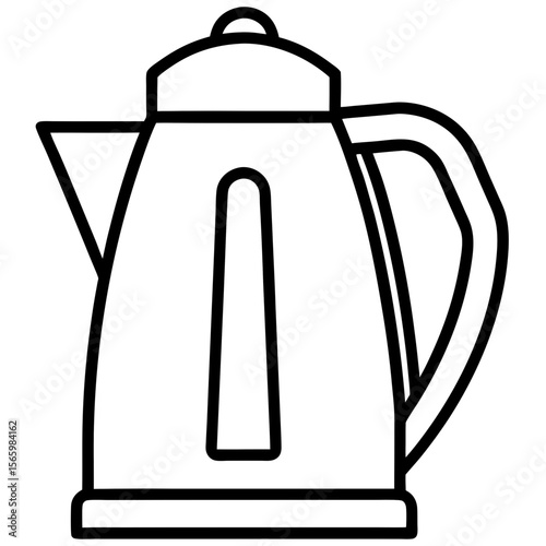 Minimalist Kettle Silhouette Design