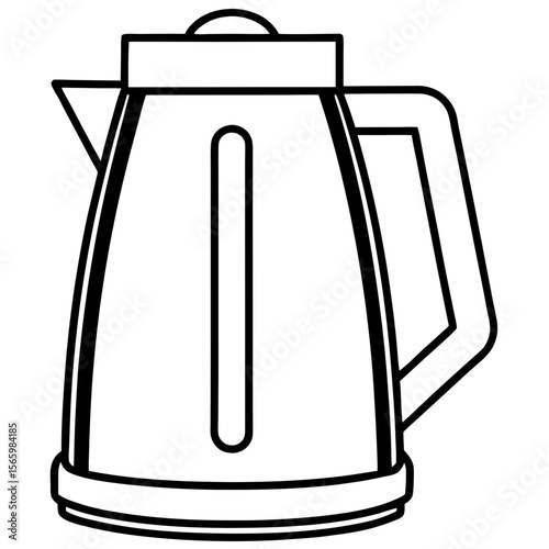 Minimalist Kettle Silhouette Design