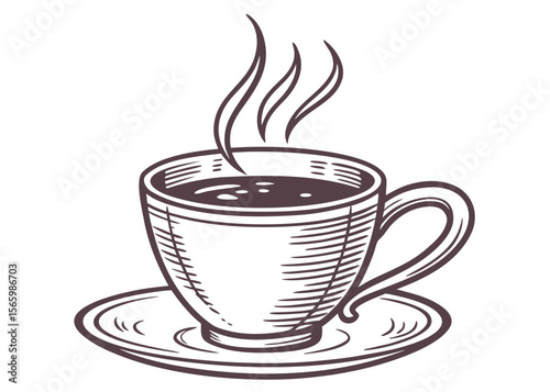 cup of hot coffee