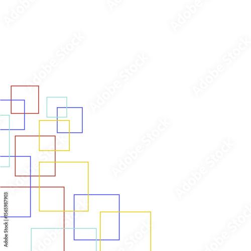 Decorative Rectangle Corner Vector Element