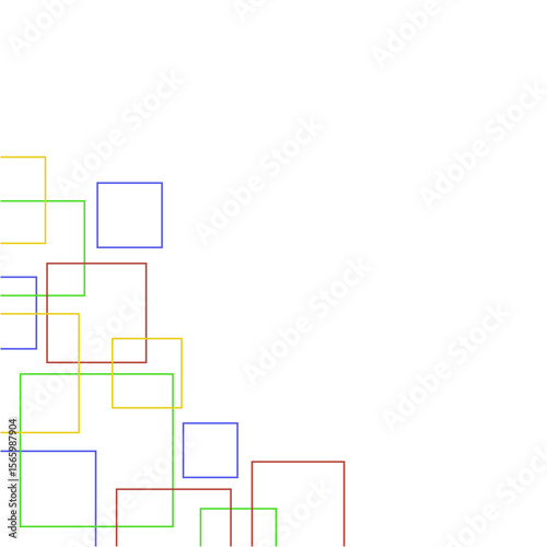 Decorative Rectangle Corner Vector Element
