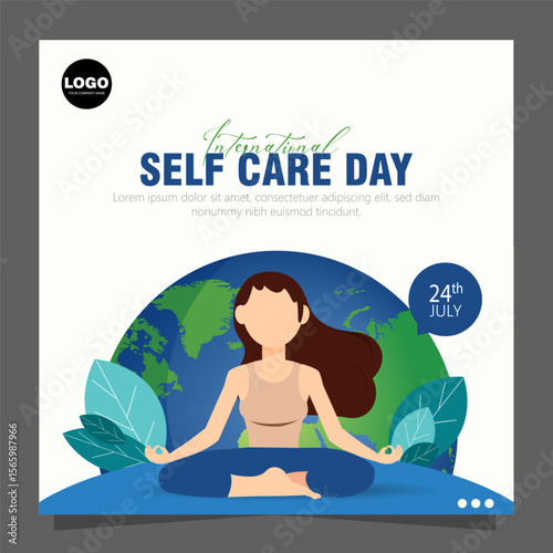 International Self-Care Day, observed on July 24th, promotes the importance of self-care.