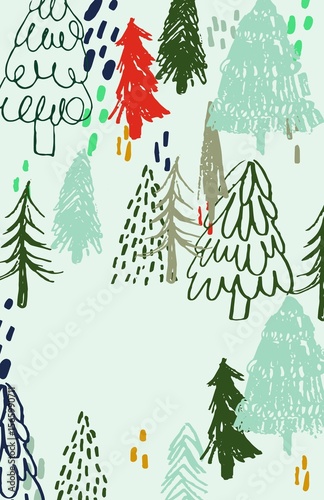 Fir tree for chrismas decoration