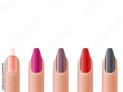 Fingernail manicure set