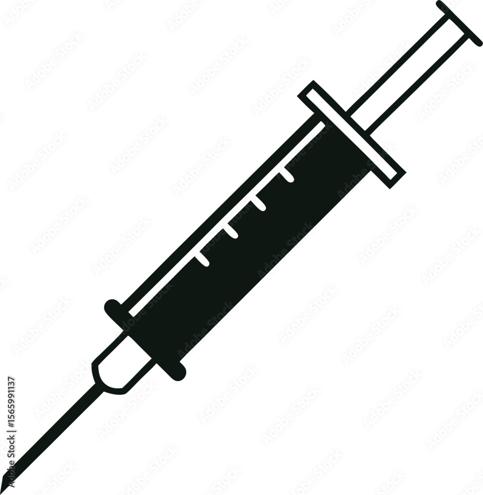 Fototapeta premium syringe vector illustration