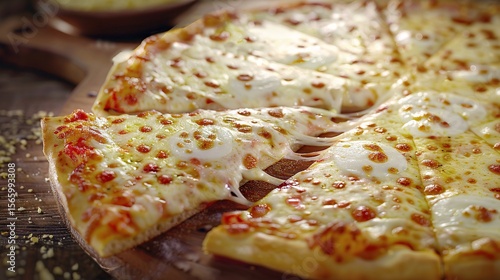 Hot pepperoni pizza with melted cheese and crispy crust, perfect for a tasty food craving.