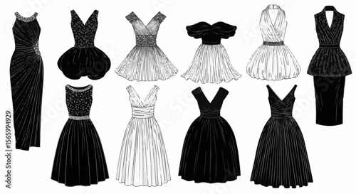 set of dresses