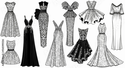 Set of dresses