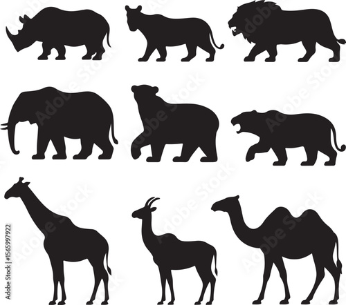 Majestic Lion Silhouette Vector

King of the Jungle Lion Design

Fierce Lion Head Illustration

Wild Lion Roar Silhouette Art

Regal Lion Animal Vector