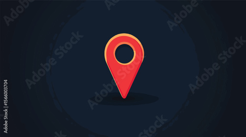 Map point icon Vector illustration