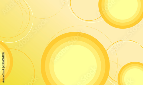 yellow light pastel color tone multi circles shapes texture pattern abstract background