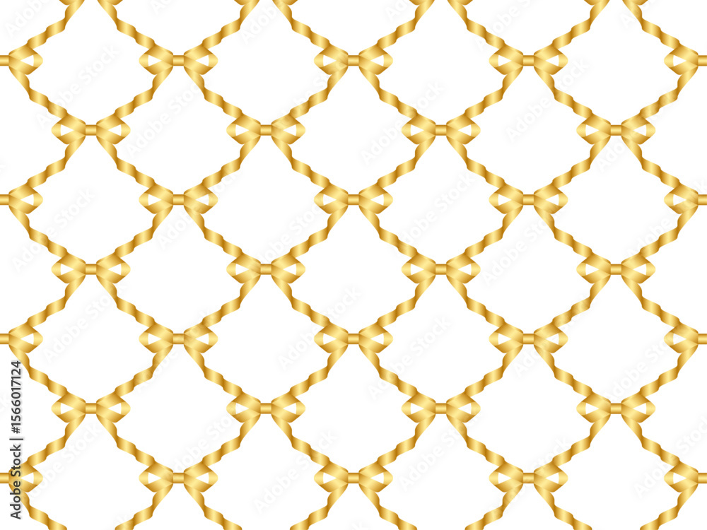 Fototapeta premium リボンネット、柄、1金