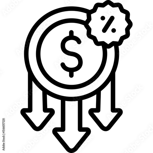 price down icon