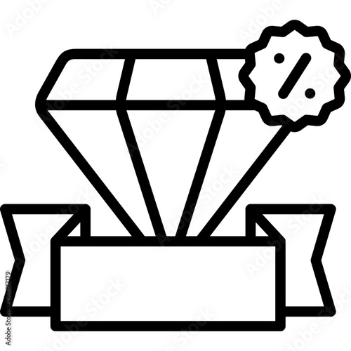diamond discount icon