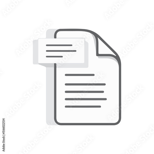 Modern document copy and paste icons. File Copy thin line and glyph solid icon. paper symbol with single and multiple pages. black and white vector icon template.