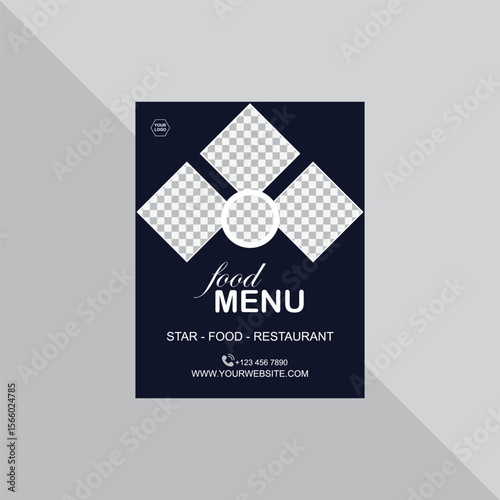 Special food restaurant poster template