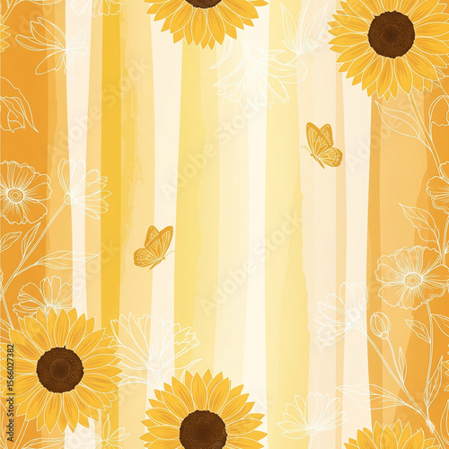 Sunflower Digital Paper