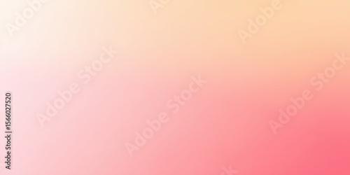 Color gradient background, abstract pastel rainbow. Light peach, pink and orange yellow color banner gradation texture, vector pink noise texture blur abstract background