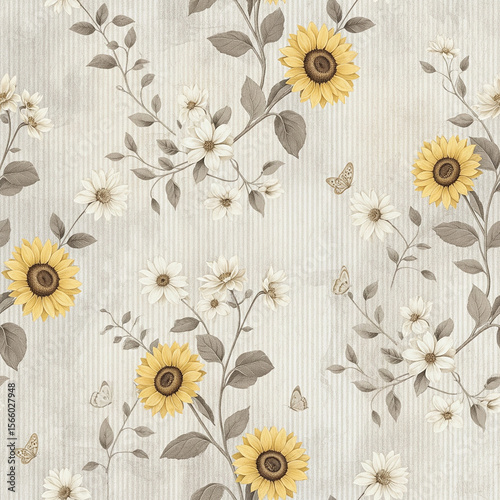 Sunflower Digital Paper