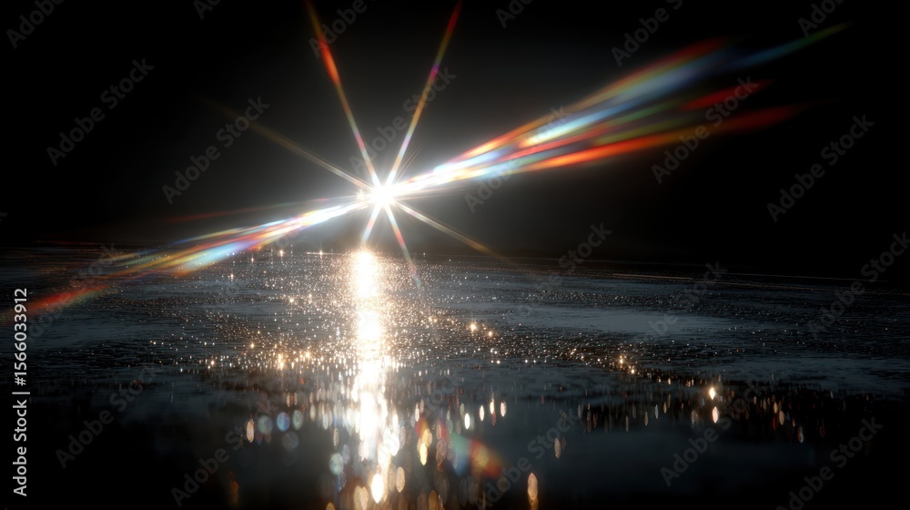 Fototapeta premium Cosmic radiant flare