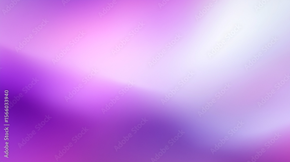 Fototapeta premium Vibrant Purple and Pink Blurred Background: A soft and abstract gradient background with bright light leaks and a smooth color blend.