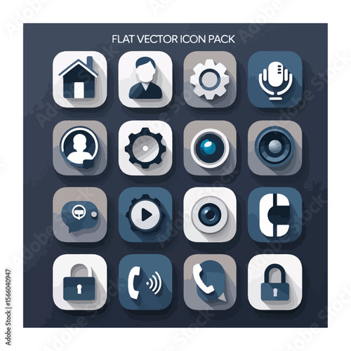 Web icons set Vectors