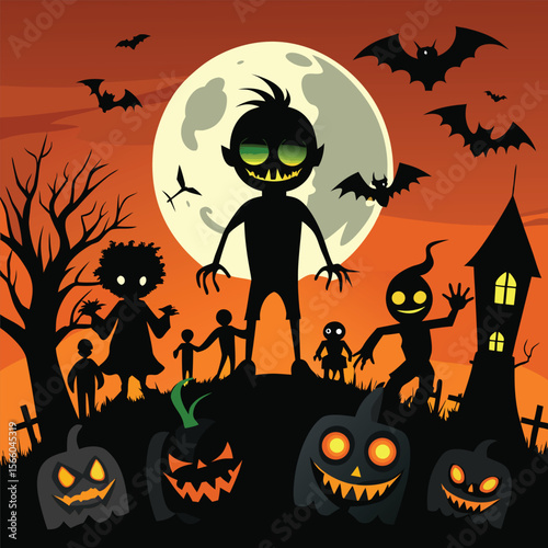 Halloween Horror Clipart Set with Scary Icons