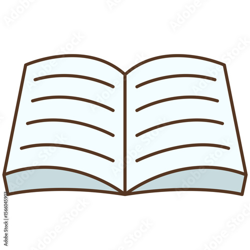 open book education and school vector illustration