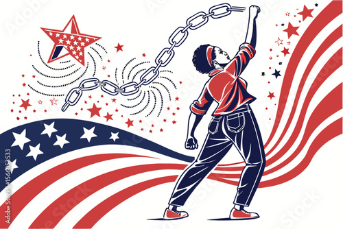 freedom for all vector,Juneteenth Celebration.aspirations, brochure, ethnicity, freedom, letterpress, marketing, outline, poster, vertical, head, history, human head, people, slavery, woodcut,