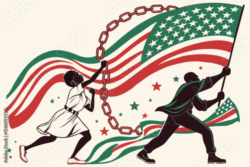 freedom for all vector,Juneteenth Celebration.aspirations, brochure, ethnicity, freedom, letterpress, marketing, outline, poster, vertical, head, history, human head, people, slavery, woodcut,